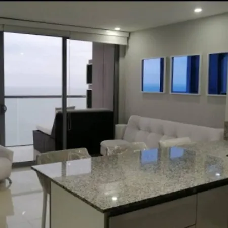 Luxurious Apt With Oceanfront Views On The 32nd Fl Apartment Cartagena